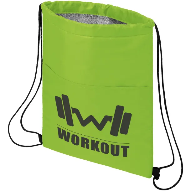 Oriole 12-can drawstring cooler bag - Unbranded Lime