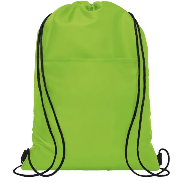 Oriole 12-can drawstring cooler bag Lime