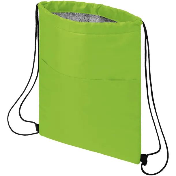 Oriole 12-can drawstring cooler bag - Unbranded Lime