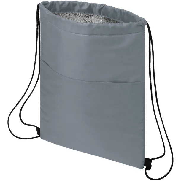 Oriole 12-can drawstring cooler bag Grey