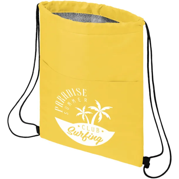 Oriole 12-can drawstring cooler bag - Unbranded Yellow