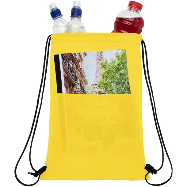 Oriole 12-can drawstring cooler bag - Unbranded Yellow