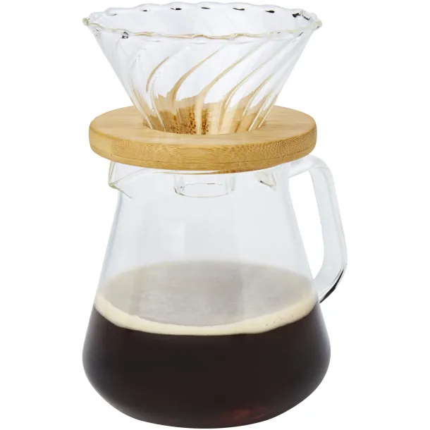 Geis 500 ml glass coffee maker - Seasons White Natural