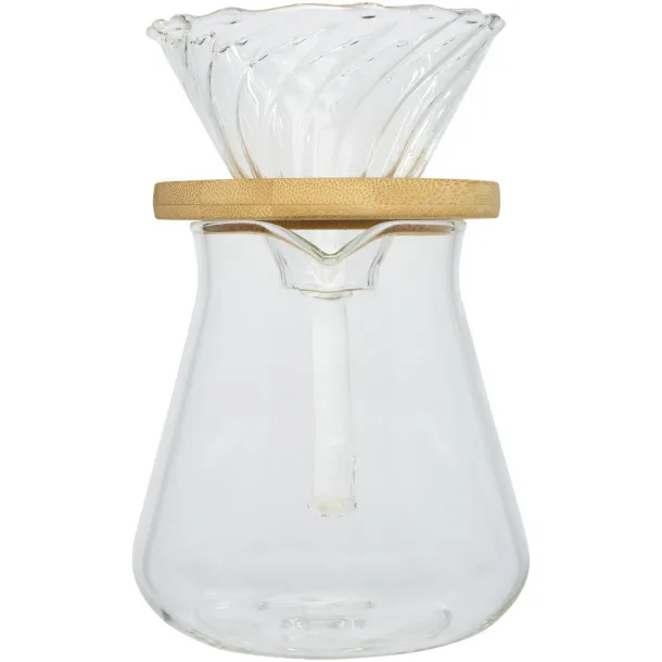 Geis 500 ml glass coffee maker - Seasons White Natural