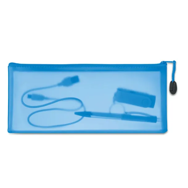 GRAN PVC pencil case Blue