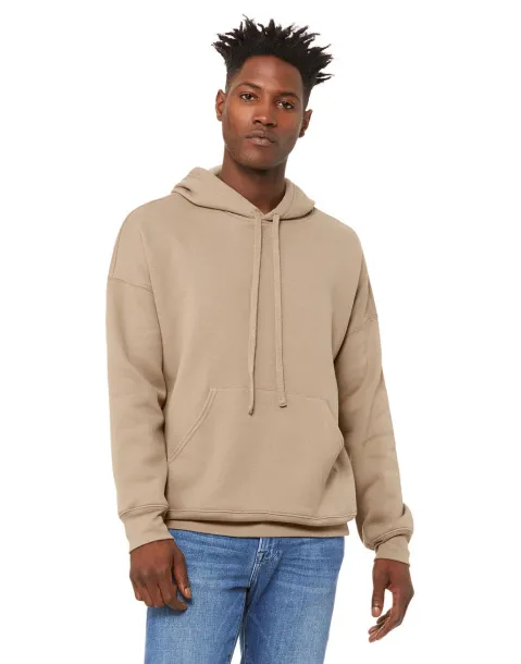  Unisex Sponge Fleece Pullover DTM Hoodie Tan