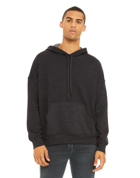  Unisex Sponge Fleece Pullover DTM Hoodie Dark Grey Heather