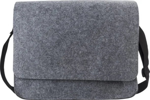 Layla rPET felt laptop bag Siva