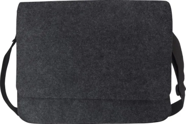 Layla rPET torba od filca za laptop, 15" dark grey