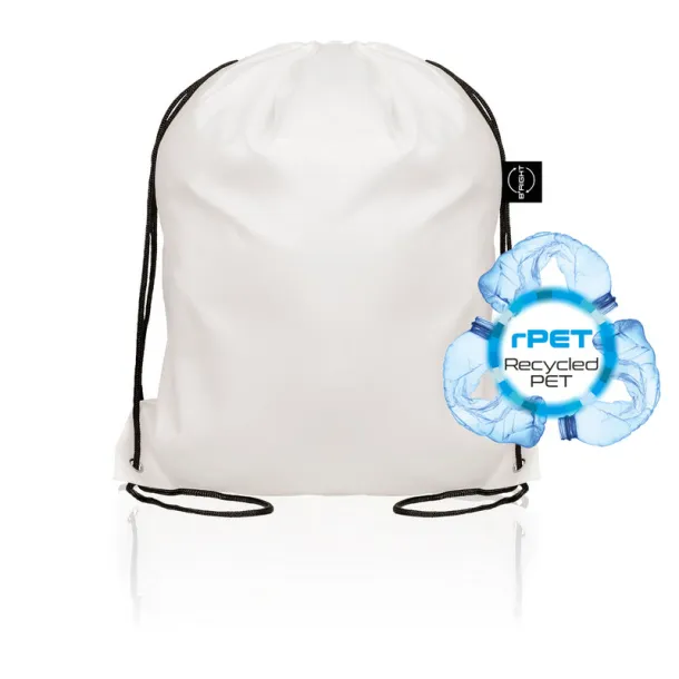  RPET drawstring bag B'RIGHT Bijela