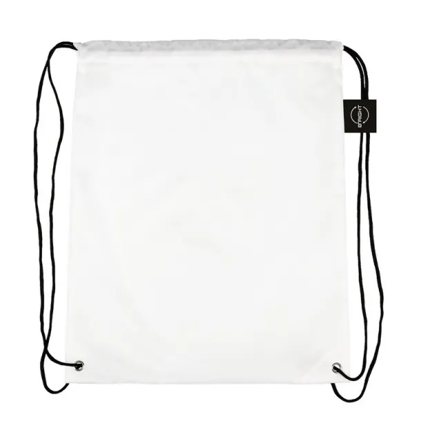  RPET drawstring bag B'RIGHT Bijela