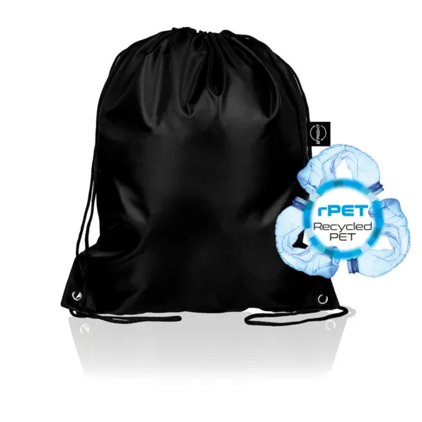  RPET drawstring bag B'RIGHT black