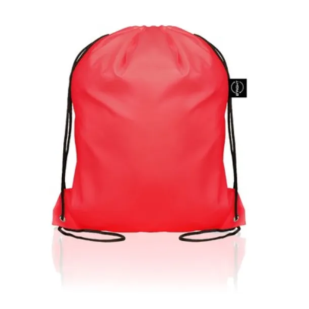  RPET drawstring bag B'RIGHT red