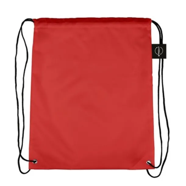  RPET drawstring bag B'RIGHT red