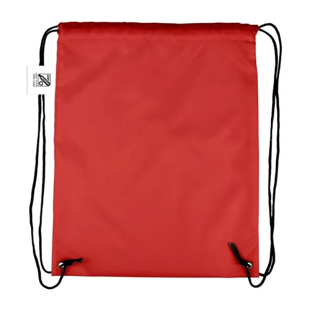  RPET drawstring bag B'RIGHT red