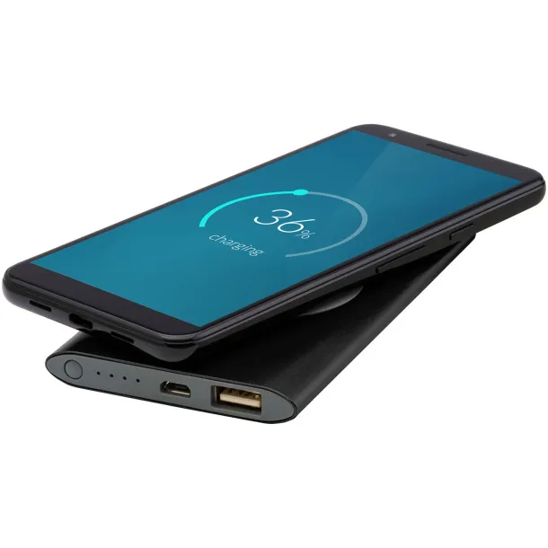 Juice Prijenosna baterija s bežičnim punjenjem, 4 000 mAh Crna