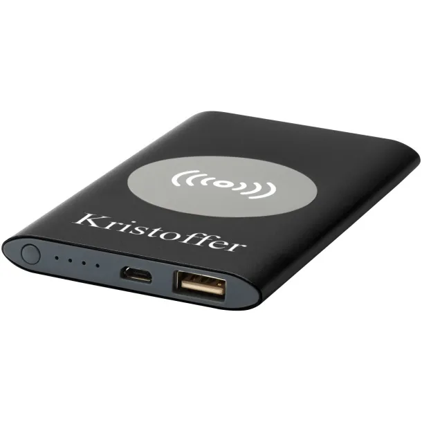 Juice Prijenosna baterija s bežičnim punjenjem, 4 000 mAh Crna