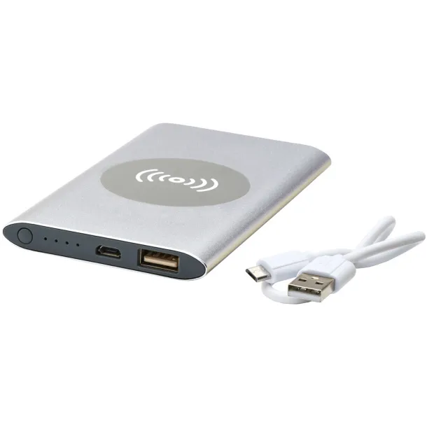 Juice 4000mAh wireless powerbank Silver