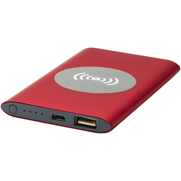 Juice 4000mAh wireless powerbank Red