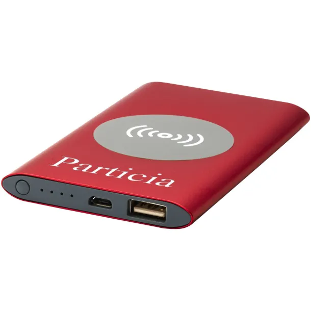 Juice 4000mAh wireless powerbank Red