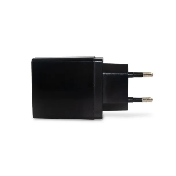  USB wall charger with 4 USB ports Crna