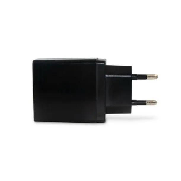  USB wall charger with 4 USB ports Crna