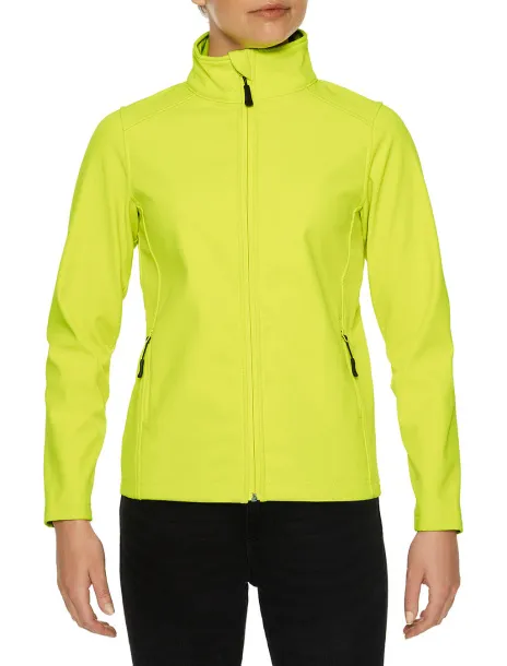  Hammer™ Ladies' Softshell Jacket - Gildan Hammer Safety Green