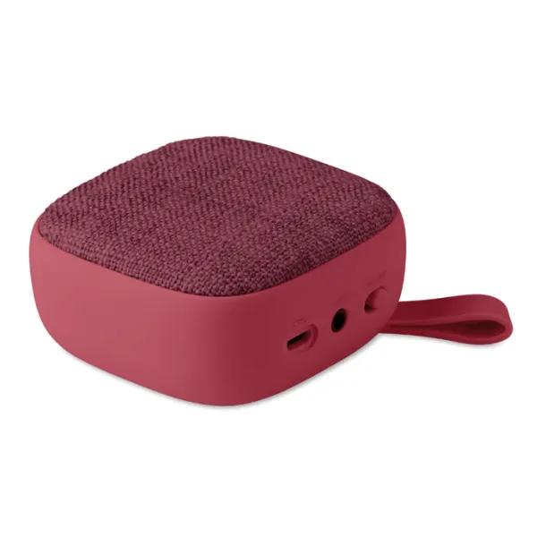 ROCK Square BT Speaker in fabric Burgundy