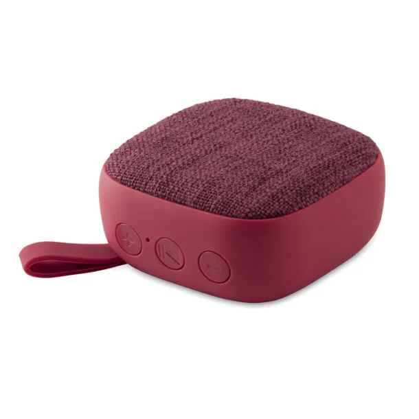 ROCK Square BT Speaker in fabric Burgundy