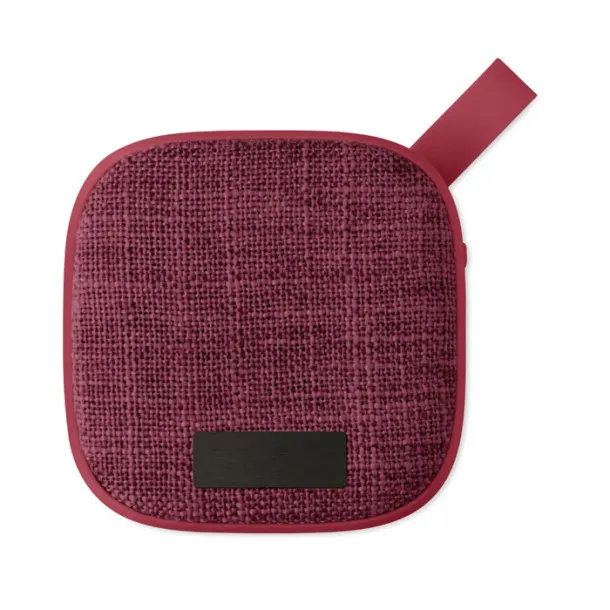 ROCK Square BT Speaker in fabric Burgundy