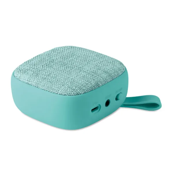 ROCK Square BT Speaker in fabric Turquoise