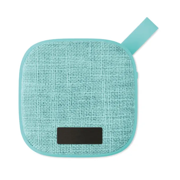 ROCK Square BT Speaker in fabric Turquoise