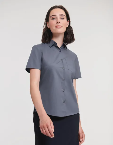  Ladies' Poplin Shirt - Russell Collection