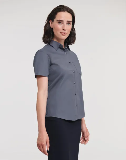  Ladies' Poplin Shirt - Russell Collection