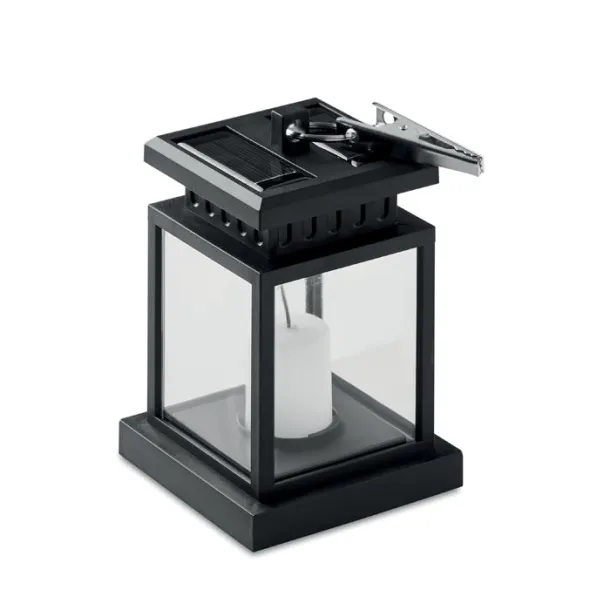 GABIA LAMP Solar outdoor lantern Black