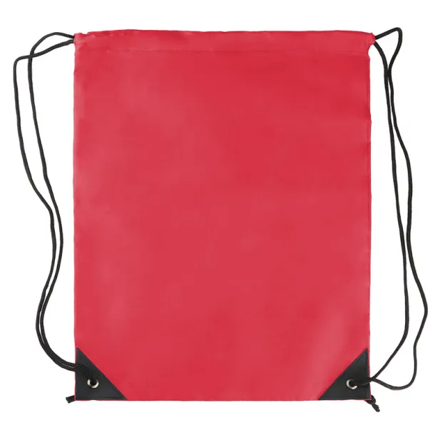  RPET drawstring bag Crvena
