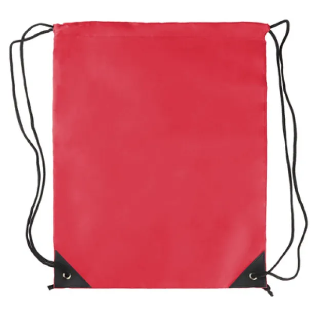  RPET drawstring bag Crvena