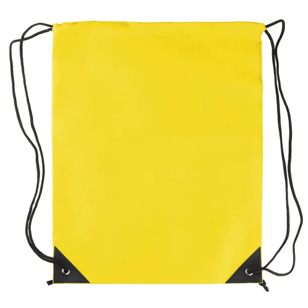  RPET drawstring bag yellow