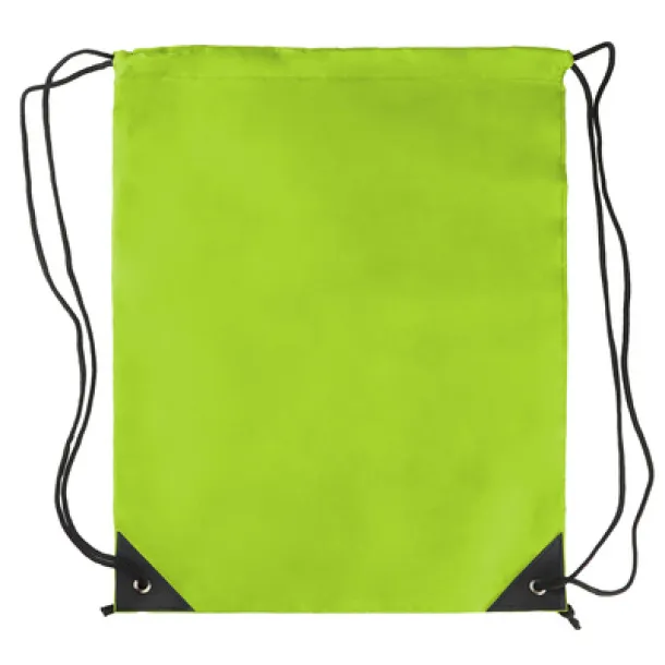  RPET drawstring bag lime