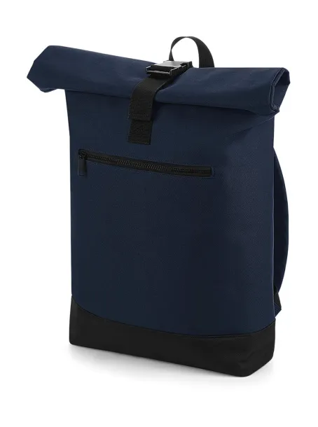  Roll-Top Backpack - Bagbase French Navy