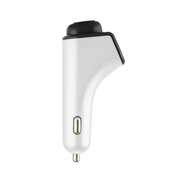 CALLY Charger with earphone Bijela