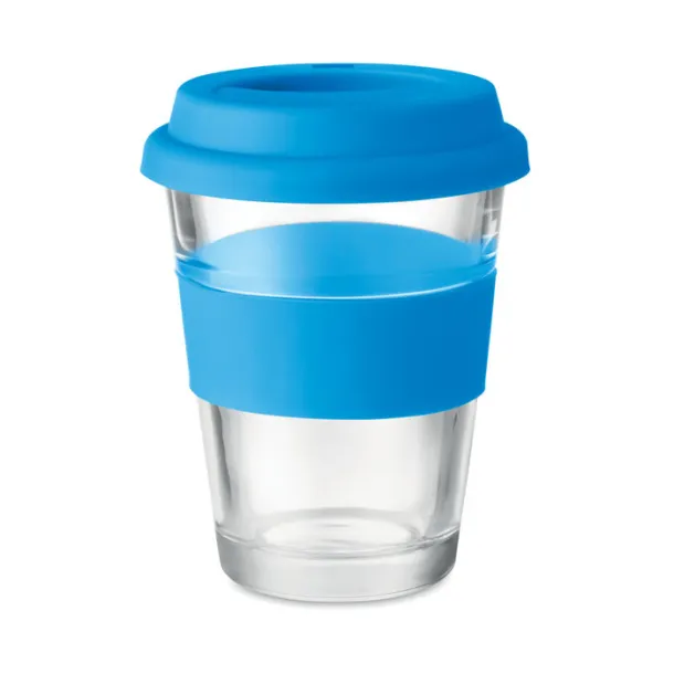 ASTOGLASS staklena putna čaša, 350 ml Plava