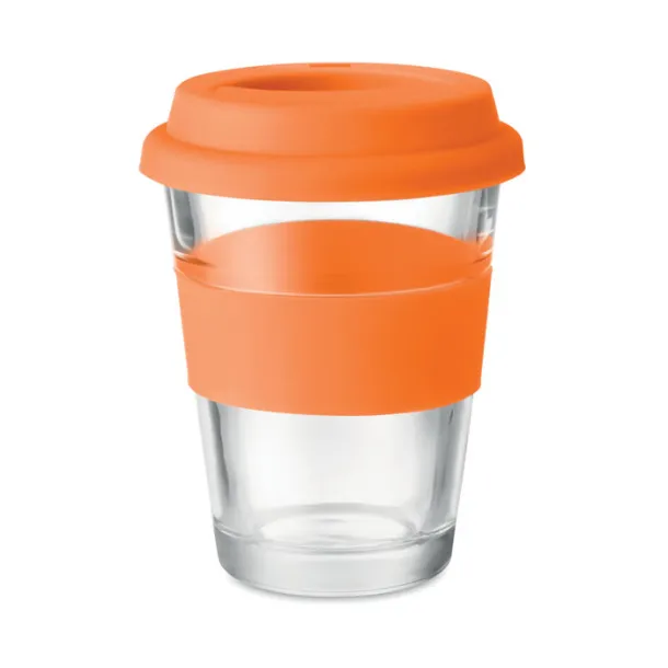 ASTOGLASS staklena putna čaša, 350 ml Narančasta
