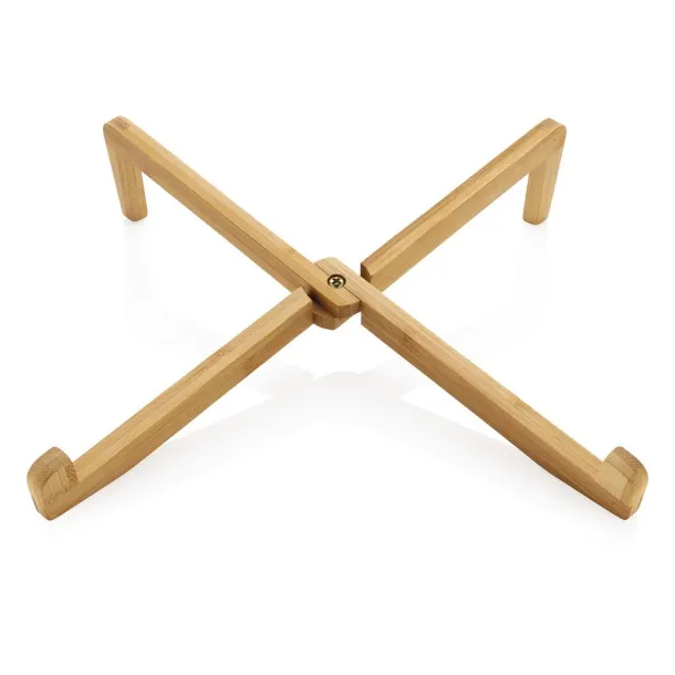  Bamboo portable laptop stand - XD Collection Brown 