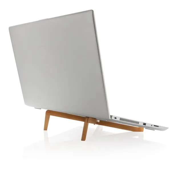  Bamboo portable laptop stand - XD Collection Brown 