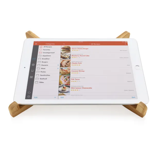  Bamboo portable laptop stand - XD Collection Brown 