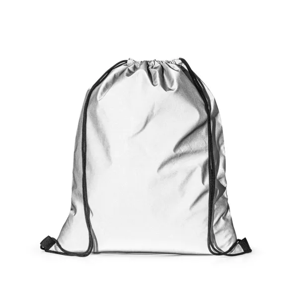 SYROS Drawstring bag Satin silver