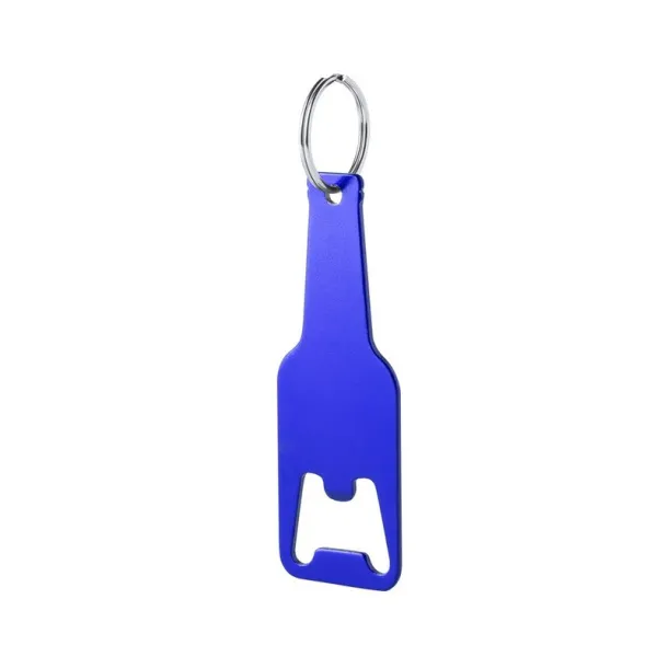  Keyring, bottle opener "bottle" blue