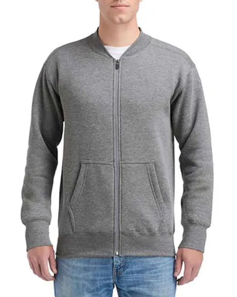  HAMMER ADULT FULL ZIP JACKET - Gildan Graphite Heather