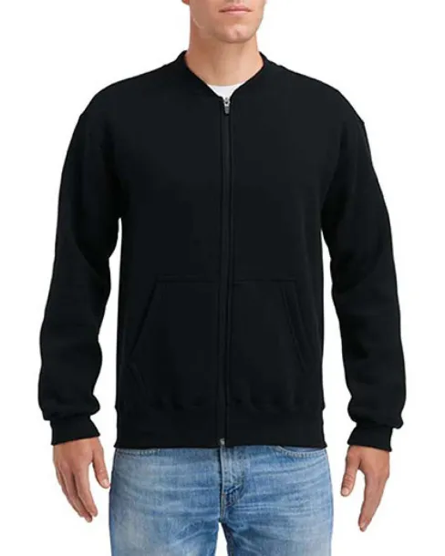  HAMMER ADULT FULL ZIP JACKET - Gildan Black